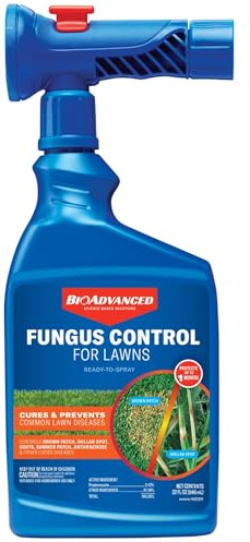 BioAdvanced Fungus Control for Lawns, Ready-to-Spray, 32 fl oz, 5,000 Sq Ft, Lawn Fungicide