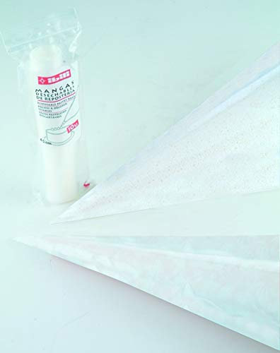 Ibili Einweg-Spritzbeutel 30 cm 10 Stück, Nylon, weiß, 30 x 6 x 3 cm, Einheiten