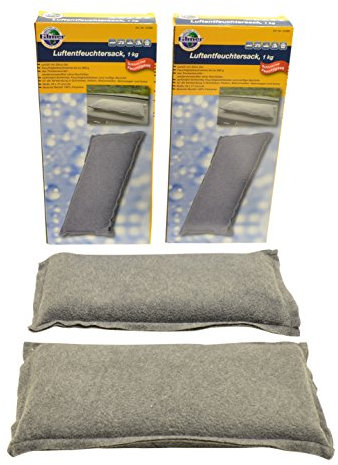 2 Stück KFZ Luftentfeuchter Entfeuchter Kissen 1000g mit Silica Gel Auto Keller Wohnwagen Boote Schränke Schimmel Wiederverwendbar KFZ PKW Silika bag raumentfeuchter