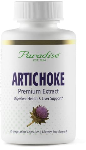 Paradise Herbs Artichoke Extract, Supports Digestive Health, Active Whole Spectrum, 250mg, Vegan, Non GMO, Gluten Free, 60 Vegetarian Capsules