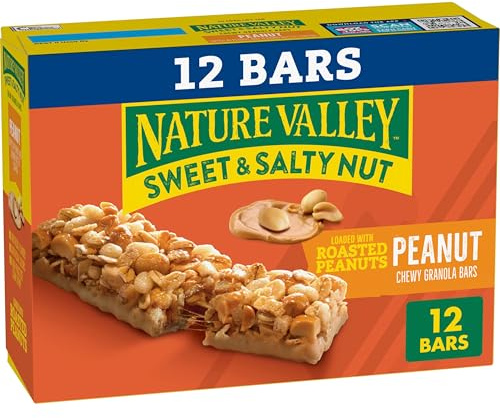 Nature Valley Granola Bars, Sweet and Salty Nut, Peanut, 1.2 oz, 12 ct