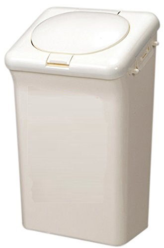 Fabricado en Japón cubo para pañales (con tecnología de bloqueo de olor, Capacidad: 473 ml, color blanco