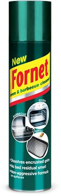 Fornet - Sgrassatore Spray per Forni e Barbecue, Formula non Aggressiva, Senza Soda Caustica, 300ml