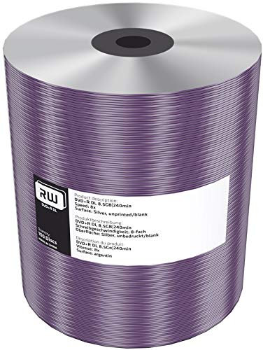 MediaRange MR473 DVD-Rohlinge 8,5GB DVD+R 10, DVD+RW (8,5GB, DVD+R, 120mm, 10-Fach, 8X, Tortenbox)