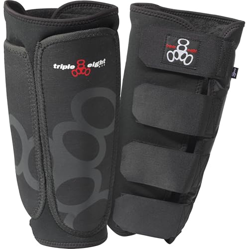 Triple Eight Exoskin Shin and Whip Guard Pads – Protective Shin Guards for BMX and Mountain Biking