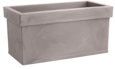 Nicoli Vaso Cassetta Themis 80X40CM Cenere per Piante e Fiori Balcone