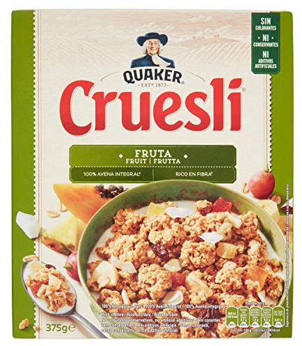 Quaker Cruesli Fruta, 375g