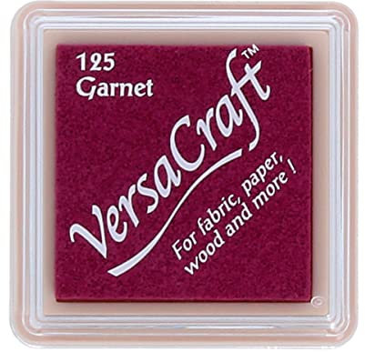 Tsukineko Versacraft Stempelkissen, Zitronengelb, klein, Granat, 3.4 x 3.4 x 2 cm, Lila