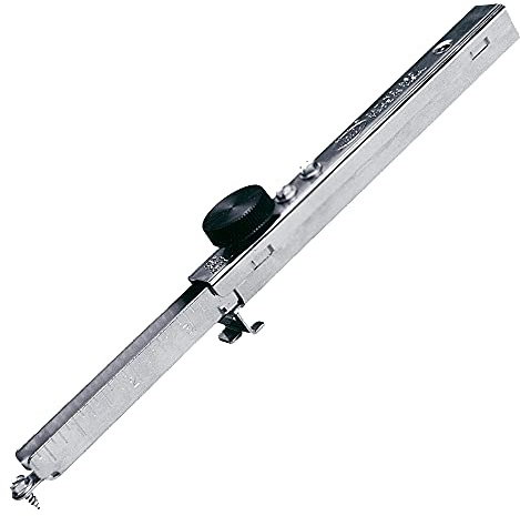 Malco A60 Adjustable Sheet Metal Scribe – 1/4 to 12-1/2 Range, 1/8 Graduations | Zip-In Replaceable Point | Strip-Proof Knob | HVAC, Roofing & Fabrication | Pocket Size | Made in USA