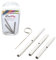 KnitPro Symfonie Replaceable Knitting Cables for Wooden Needles, Metal, silver, Seilverbinder
