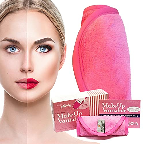 Das Original Miss Pouty Make-Up Vanisher Radiergummi mit integriertem Handschuh - entfernt Make-up mit nur Wasser