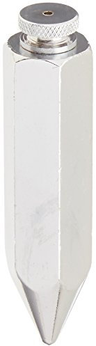 GreatNeck 8oz Plumb Bob for Vertical Alignment, Hexagon Plumb Bob, Steel Body, Chrome Plated, Home Improvement Carpenter Tools, Masonry Tools