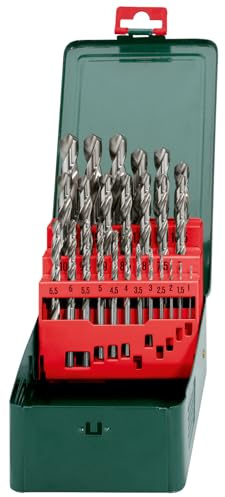 Metabo HSS-G-Bohrerkassette-SP – 627154000 – Für vielseitige Stahl-, Metall- und Kunststoffbearbeitung – 25-teilig