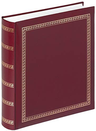 walther design Fotoalbum rot 26 x 25 cm Kunstleder mit Prägung, Das schicke Dicke MX-103-R