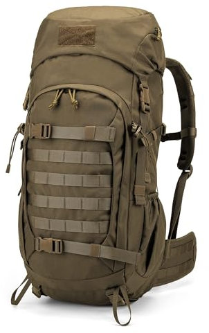 Mardingtop 50 Liter Taktischer Rucksack Trekkingrucksacke mit Regenhülle Reiserucksack für Backpacker Outdoor Wanderrucksäcke für Trekking,Wandern und Reisen