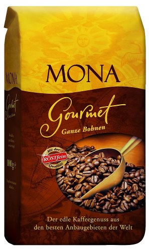 Röstfein Mona Gourmet Ganze Bohnen, 2er Pack (2 x 1 kg Packung)