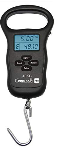 Prologic Commander Digital Scale 40kg Angelwaage, Karpfenwaage, Kofferwaage, Waage zum Raubfisch- & Karpfenangeln, Angelwaagen
