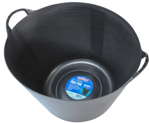 Faithfull FAIFLEX42B Black Polyethylene Flex Tub 42 Litre (9 gl) Capacity