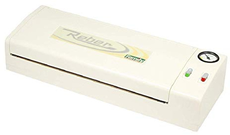 Reber Macchina Sottovuoto Alimenti Family con 20 Sacchetti 20x30cm Inclusi