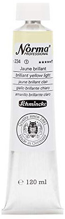 Schmincke – Norma® Professional - feinste Künstler-Ölfarben, Jaune brillant - 120 ml