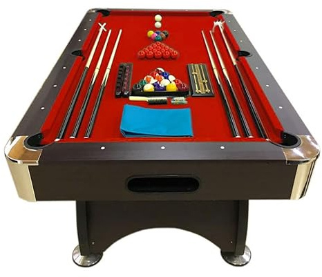 Mesa de Billar Juegos de Billar Pool 7 ft Medición de 188 X 96 cm Full Carambola
