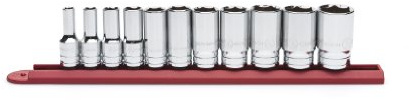GEARWRENCH 11 Pc. 3/8 Drive 6 Pt. Mid-Length Socket Set, SAE - 80555S