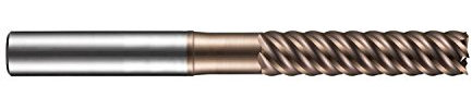Dormer S52612.0 - Fresa per finitura con codolo TiSiN, HM, diametro testa 12 mm, lunghezza flauto 50 mm, lunghezza totale 100 mm