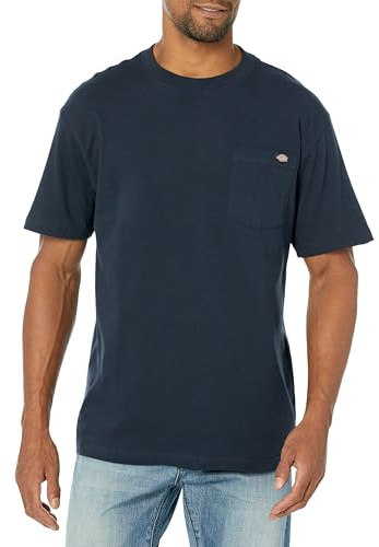 Dickies T-shirt Morbida Ss Con Taschino, T-Shirt Uomo, Blu Navy, XXL