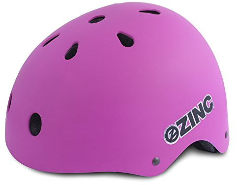 ZINC Girls' Fit Helmet, Pink, 54-58 cm