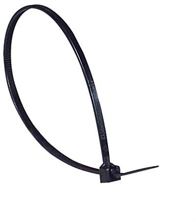 Legrand 032013 Collier Colring à Denture Intérieure, 2.4mm Largeur, Longueur à Plat 140mm, Noir