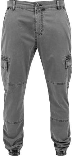 Urban Classics herr Byxor Tvättade cargobyxor i twill