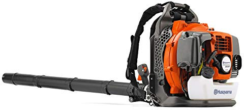 Husqvarna 350BT Gas Leaf Blower, 50.2-cc 2.1-HP 2-Cycle Backpack Leaf Blower with 692-CFM, 180-MPH, 21-N Powerful Clearing Performance and Ergonomic Harness System, Gifts for dad