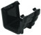 FLOPLAST Union Bracket RUN1 for 110mm Niagara Ogee System (Black)