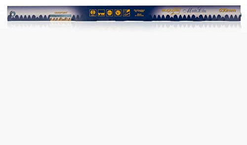 Augusta-Heckenrose Bügelsägeblatt 530mm I Ersatz-Sägeblatt für Bügelsäge 530 mm mit gehärteter Hobelzahnung I Für Gartenarbeiten & das Sägen von jeglichen Bauhölzern, Black