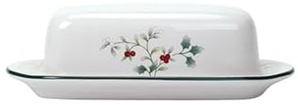 Pfaltzgraff Winterberry Covered Butter Dish Dinnerware Set, Assorted