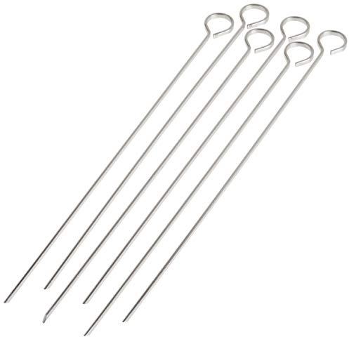 Norpro Stainless Steel 12-Inch Skewers, Set of 6