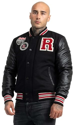Ben Lee Rocky Marciano Francis, Giacca Uomo, Nero, XL