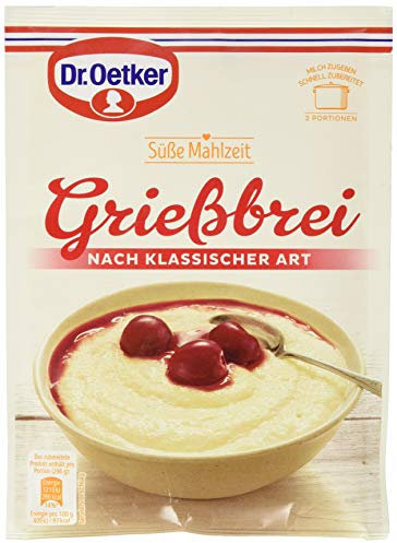 Dr. Oetker Sweet Meal Griessbrei ( Semolina Porridge ) -92g