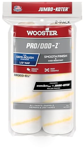 Wooster Brush RR303-6.5 Jumbo-Koter Pro/Doo-Z Mini Roller, None