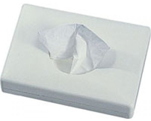 Hygienebeutelspender aus weißem Kunststoff für PE-Beutel