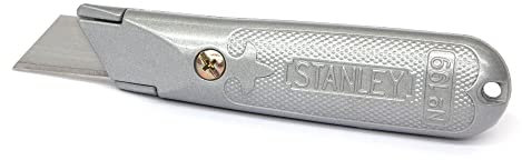 Stanley 1-10-199 - Cuchillo metálico de hoja fija, 140 mm