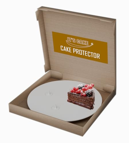 IT'S CAKE Cake Protector - Transportsicherung/Rutschsicherung für Torten und Backwaren - Sicherung für Torten beim Transport - (weiß, Standard) - Zubehör für Tortenboxen/Tortenbehälter und zum Backen