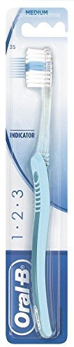 Oral-B Zahnbürste Indicator 35 mit kurzem Kopf Medium 4-er Packung