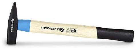 HÖGERT Martillo de cerrajero HT3B003, azul y negro, 300 g