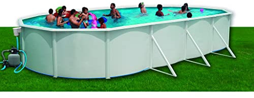 Piscine Ovale Hors sol 915x457x120 Paroi Rigide Laquée Mallorca Ovale TOI