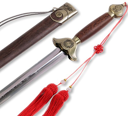 ICNBUYS Chinese Eight Trigrams Tai Chi Sword Flexible Blade 28 inches