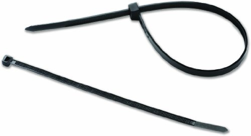 Electraline 60769 Fascette, Misura 4,5x280 mm, 100 Pezzi, Nero