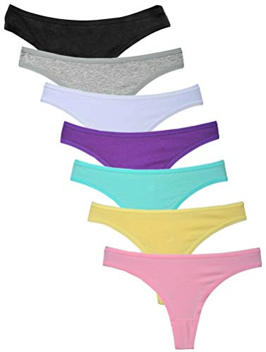 Closecret Tanga Simple y Confortable para Mujer (Set of 7) (L(Cintura: 73.5cm))