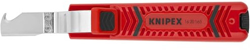 KNIPEX 1620165SB Cable Stripper, 8 to 28mm, 9 In