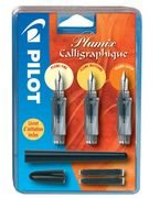 Pilot Stylo plume de calligraphie Plumix, kit de 3